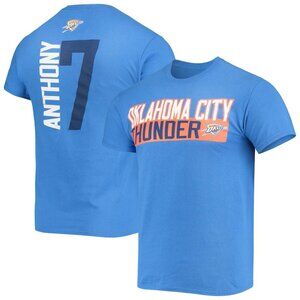 Majestic Carmelo Anthony Oklahoma City Thunder Backer Tee NWT XL